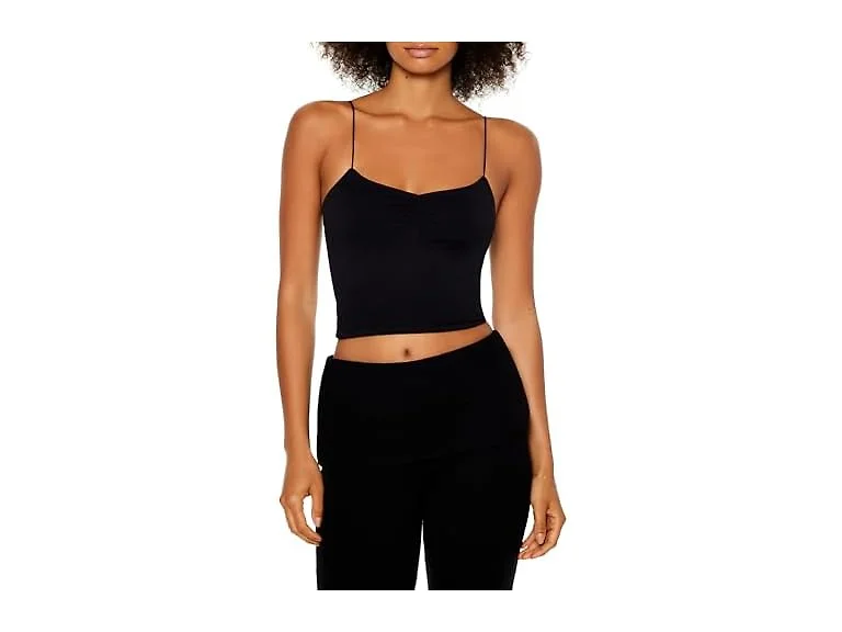 Forever 21 Women (M) Seamless Ruched Cropped Cami
