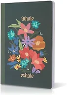 Karma, Lined Notebook for Journaling, Self Care & Daily Notes, 100 Pages, Notebook Size 6.1 inches x 8.5 inches Diary, Inhale Exhale