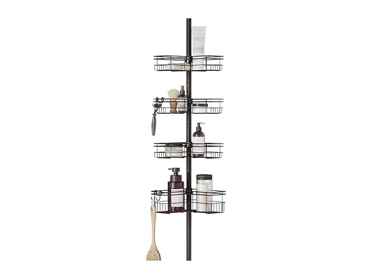 Zenna Home Tension Shower Caddy Bronze