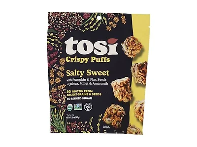  Tosi, Organic Salty Sweet Nut-Free Puffs