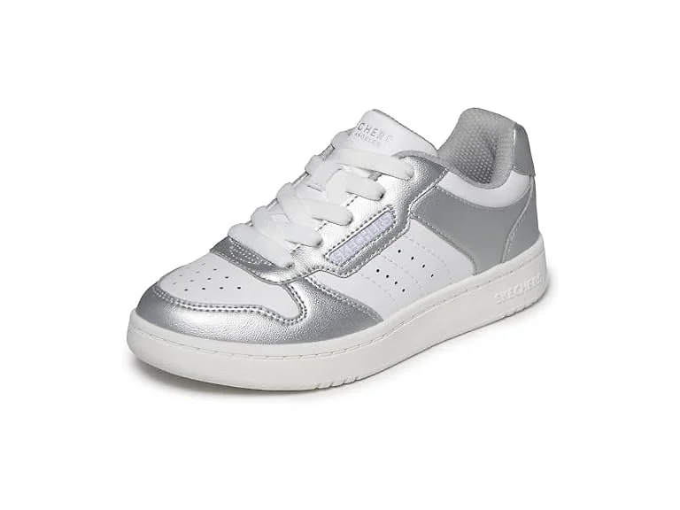 Skechers Kids Quick Street Silver/White