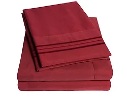 Classic Solid Microfiber Sheet Set