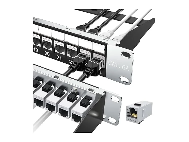 Jadaol [UL Listed] 24 Port Patch Panel