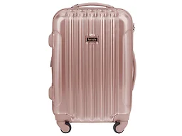 kensie 20" "Alma" Carry-On TSA-Lock Spinner Luggage, Rose Gold