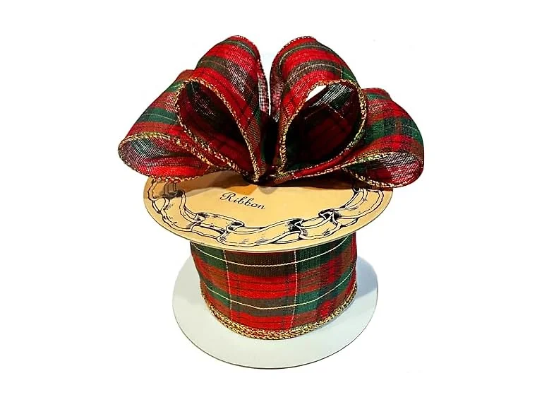 Holiday Wired Christmas Tree Ribbon