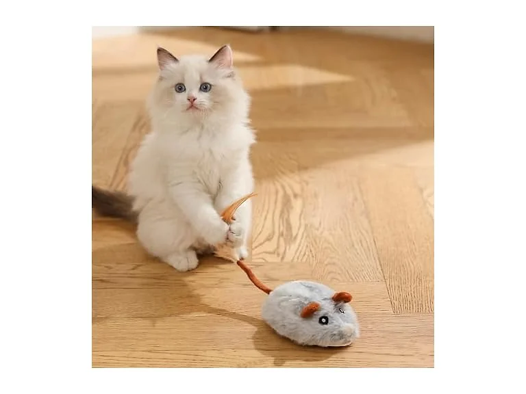 FUROCLAW Interactive Cat Toy Mouse, Automatic Moving