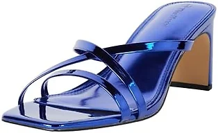 The Drop Women's Amelie Strappy Square Toe Heeled Sandal