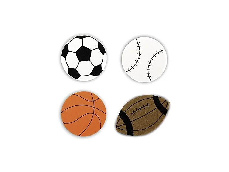 Darice FOAMIES STICKERS PLAYBALL 60PC
