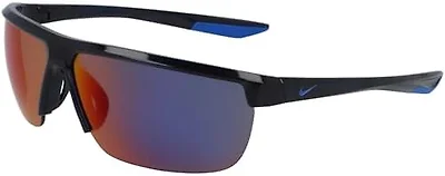 Nike 0CW4666 451 71 71-12-122 Nike Unisex Tempest Sunglasses Obsidian Obsidian Obsidian/Pacific Blue