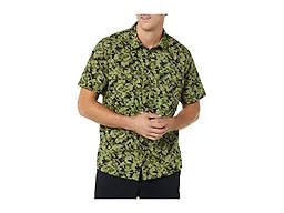 Amazon Essentials Men's Standard-Fit Short-Sleeve Two-Pocket Utility Shirt, Green Camo Print, X-Large