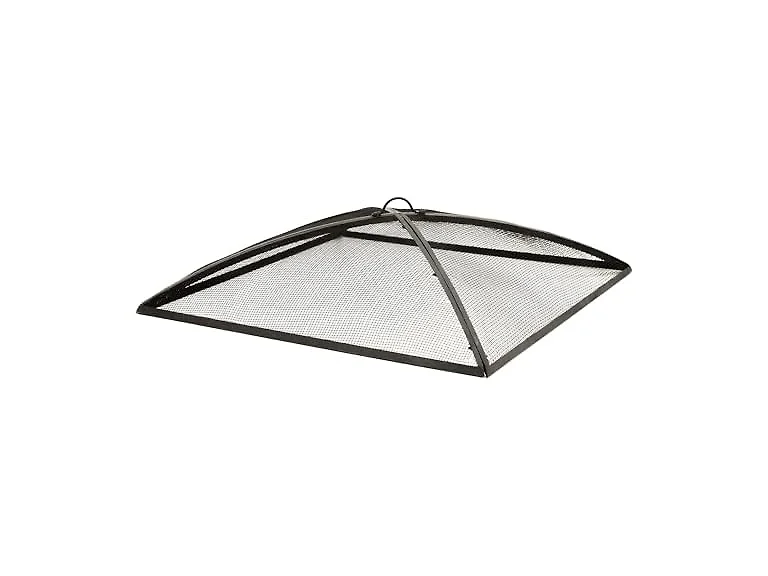 Sunnydaze Square Fire Pit Screen Cover, 31" x 31"