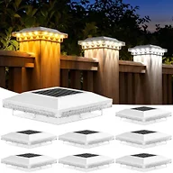 Brightever B0G1H6PX66 8-Pack Solar Post Cap Lights O