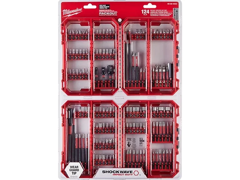 Milwaukee 48-32-4034 Shockwave Driver BIT Set 124PC