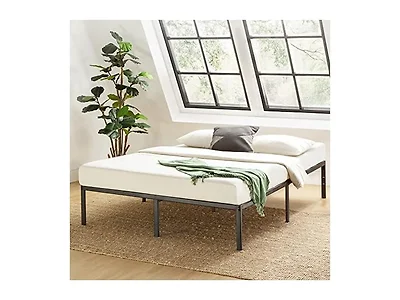 Best Price 14in Sturdy Bed Black Twin