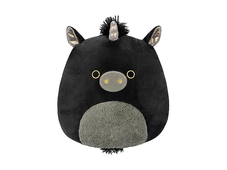 Squishmallows Original 12" Nicolita Black and Gold Unicorn