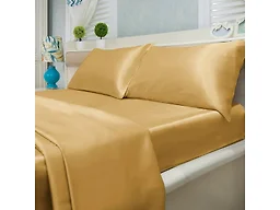 Silky-Soft Satin Sheet Set (4-Piece)