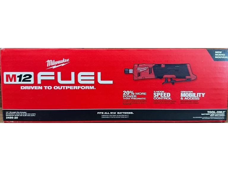 Milwaukee 2486-20 M12 FUEL In line Die Grinder