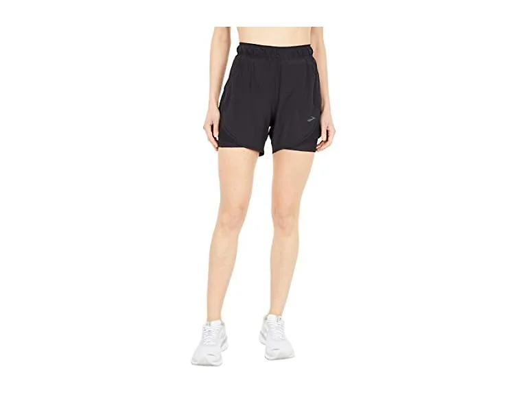 Brooks Men (6-8) Chaser 5" 2-in-1 Shorts