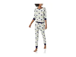 Amazon Essentials Disney | Marvel | Star Wars Women's Snug-Fit Cotton Pajama Sleepwear Sets, Star Wars Winter - Womens Snug-fit, X-Small