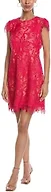 Vince Camuto Women's Cap Sleeve U-Neck Pink Mini Dress, Pink, 8