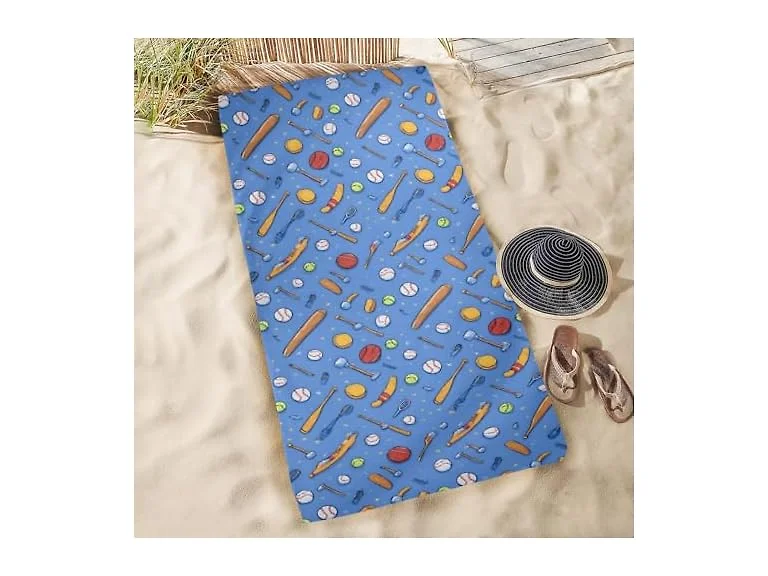 Cute Baseball Sorts Equipment Microfiber