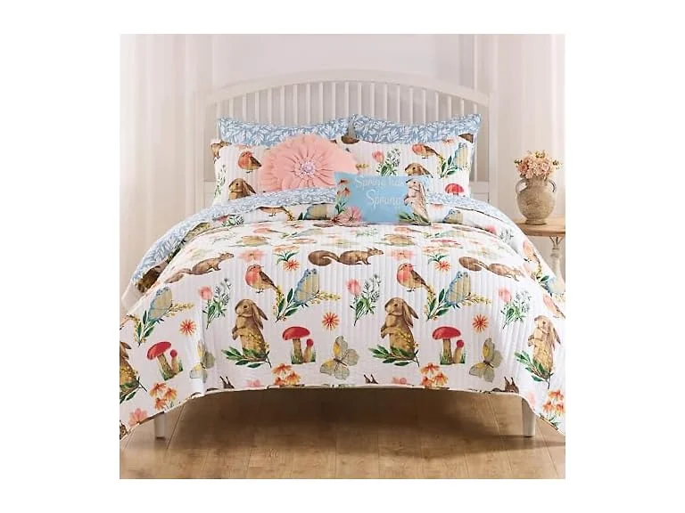 Greenland Home Willow Novelty 2Pc Quilt Set