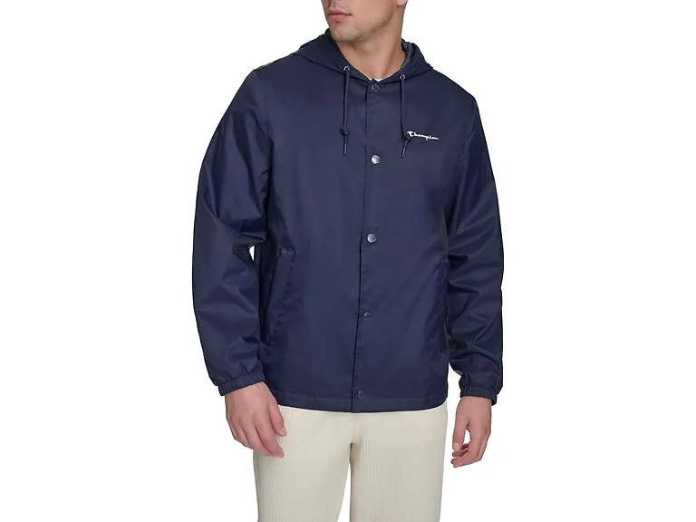 Champion Men (XXL) Hooded Coaches Rain Jacket