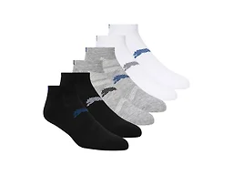 PUMA Men's 12-Pairs Low Cut Socks - Black/Grey/White/Blue