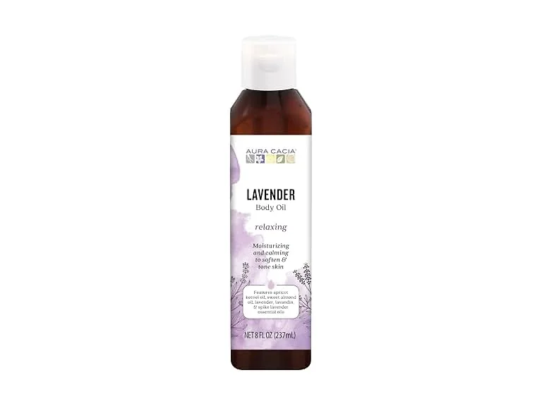 Aura Cacia Lavender Body Oil, 8 FZ