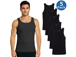 BLU ROCK WC-----(Men's 5-Pack) / MAU-900 / BK / S Sma