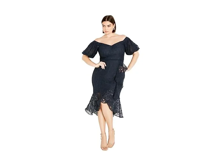 City Chic Women (16 Plus) Cocktail Dress