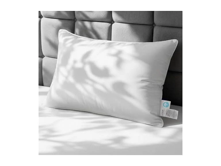 White Goose Down Pillow, Feather And (Open Box)