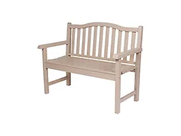 Shine Company 4212GS Belfort II Wooden Patio Bench Grayston