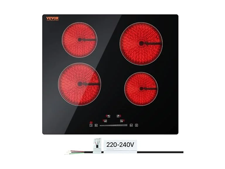 Built in Electric Ceramic 23.2 x 20.5 inch Stove Top