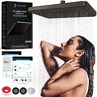12" Rectangle Rain Shower Head
