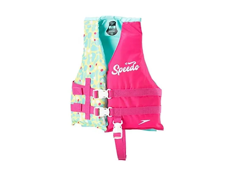 Speedo Children's Swim Flotation Life Vest, Pink