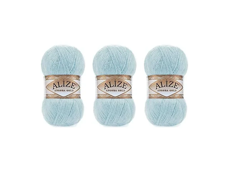 Alize Angora Gold Yarn 20% Wool 80% Acrylic