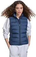 Champion Women's Quilted Packable Puffer Vest, Navy, X-Small