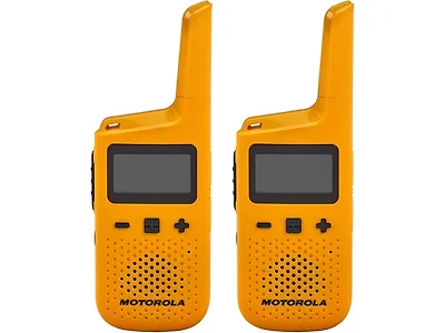 (NEW) 2-PACK Motorola T380 FRS Talkabout 2-Way Radios, 25-Mile