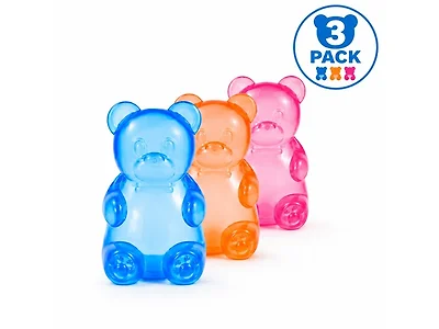 Twilight Squishy Sensory Toys Gummy Bear, 3PK