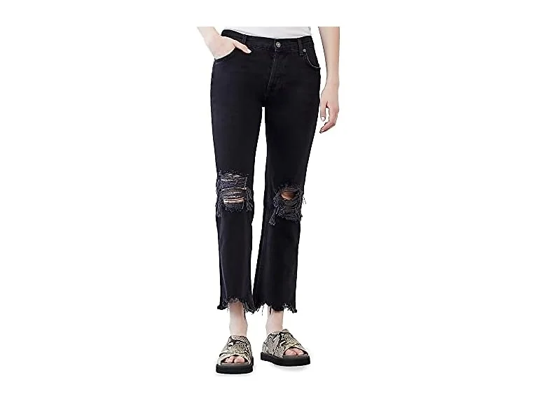 Free People Women (25) Maggie Mid Rise Jeans