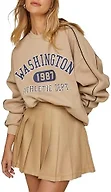 Forever 21 Pleated Mini Skirt Beige Large