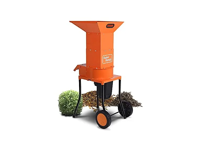 SUPERHANDY Electric Leaf Mulcher Shredder 15-AMP 1800 Watt
