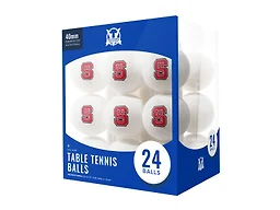Escalade Sports FWD-ESC-COL-1164 College Team Ping Pong Balls 24-Pack NC State Wolfpack 