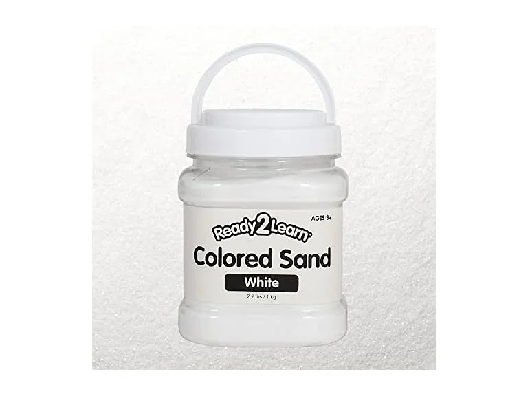 READY 2 LEARN Colored Sand, White, 2.2