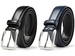 Giorgio Brutini CB-GB-7000-BLKNVY-M M (32-36) Giorgio Brutini Leather Dress Belt Black & Navy