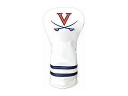 Team Golf NCAA Virginia Commonwealth Rams White Vintage Driver Head Cover White Vintage Driver Golf Club Headcover, Form Fitting Design, Retro Design