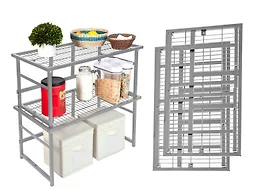 Origami R1-2-PEWTER Origami Stackable Rack 2PK Pew