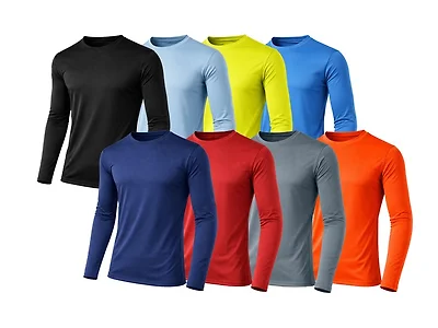 3Pk Mens L/S Performance Shirt