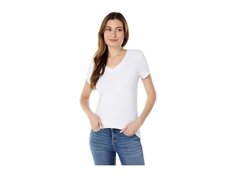 U.s. Polo Assn. Women (L) Stretch V-neck Tee